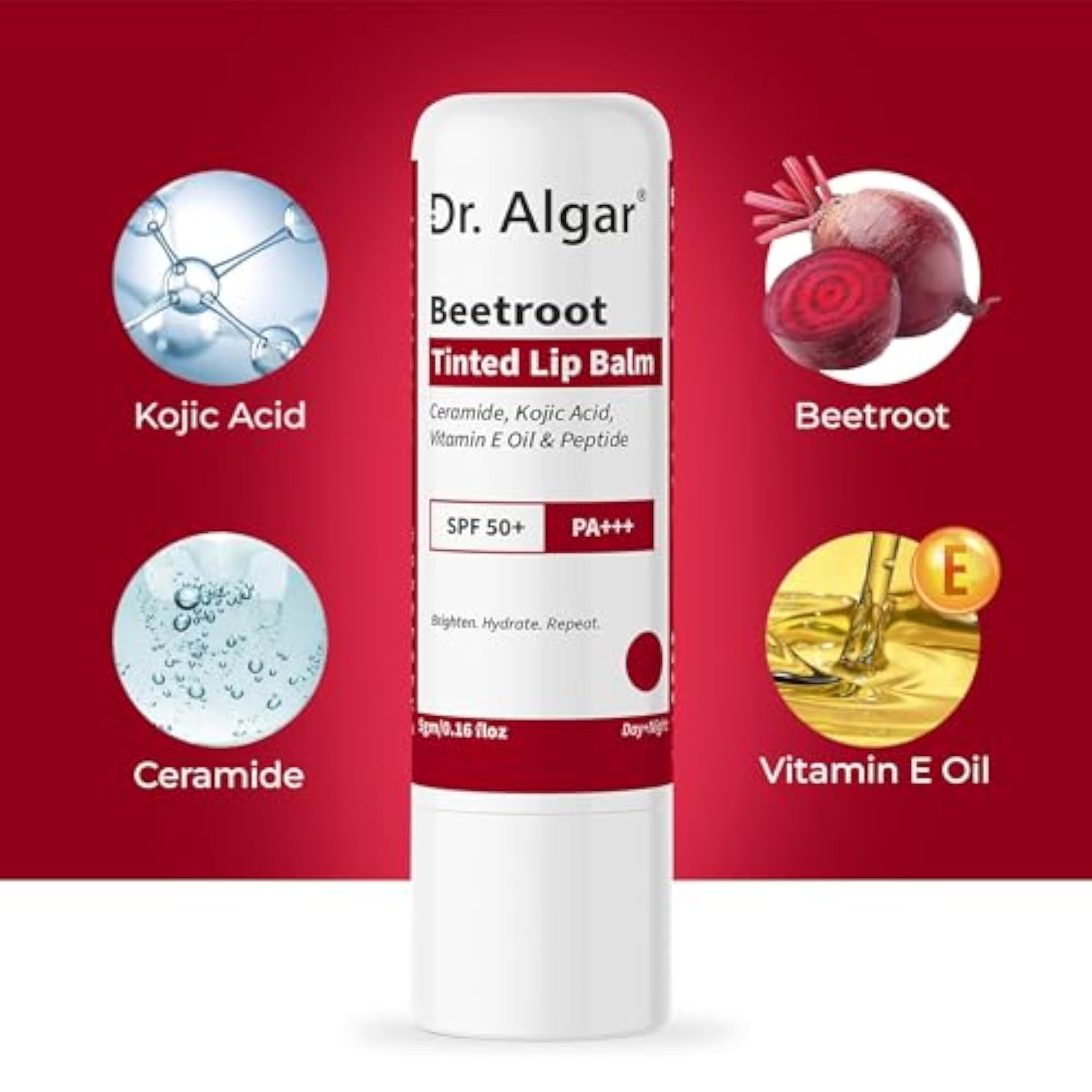 Brightening Knee Roll On and Beetroot Lip Balm Combo