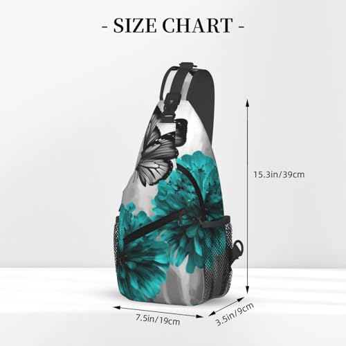 Mochila bandolera cruzada para hombre color negro miniatura 3