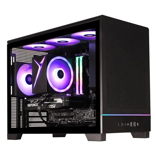 Image of STORMCRAFT PC Gamer Viper AI Gaming PC,Intel i7 14700F 5.4GHz, GeForce RTX 5060,32GB DDR5 RGB RAM 6000MHz,1TB NVMe SSD, B760 Chipset,650W Gold PSU,WiFi,Bluetooth,Win 11 Home Prebuilt Tower Computer