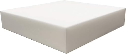 Prime Foam - Espuma para tapicería de 22 x 22 pulgadas, espuma firme de alta densidad con soporte suave (cojín cuadrado de espuma para sillas de