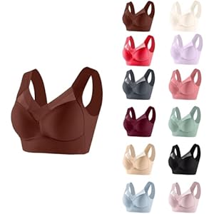 Bras for Women Breathable Comfortable Wireless Push Up Bralette Plus Size Full Coverage Seamless Soft Everyday Bra