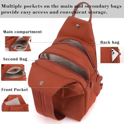 Waterproof 2-Way Commuter Bag, Large Capacity Oxford Convertible Shoulder Travel Bag, Anti-Theft Travel Tote,For Fitness4