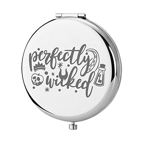 Espejo de bolsillo redondo KEYCHIN Perfectly Wicked