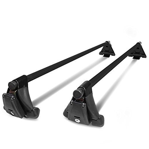 48" Adjustable Bolt-on Roof Rack + Mounting Bracket Compatible with 03-06 Mazda 6/01-07 C-Series / 06-11 Accent / 00-12 Elantra - DNA Motoring RR-MT-101-101-48