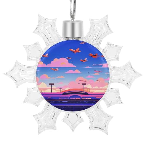 Décoration de Noël incassable avion pour sapin sans risque - 2