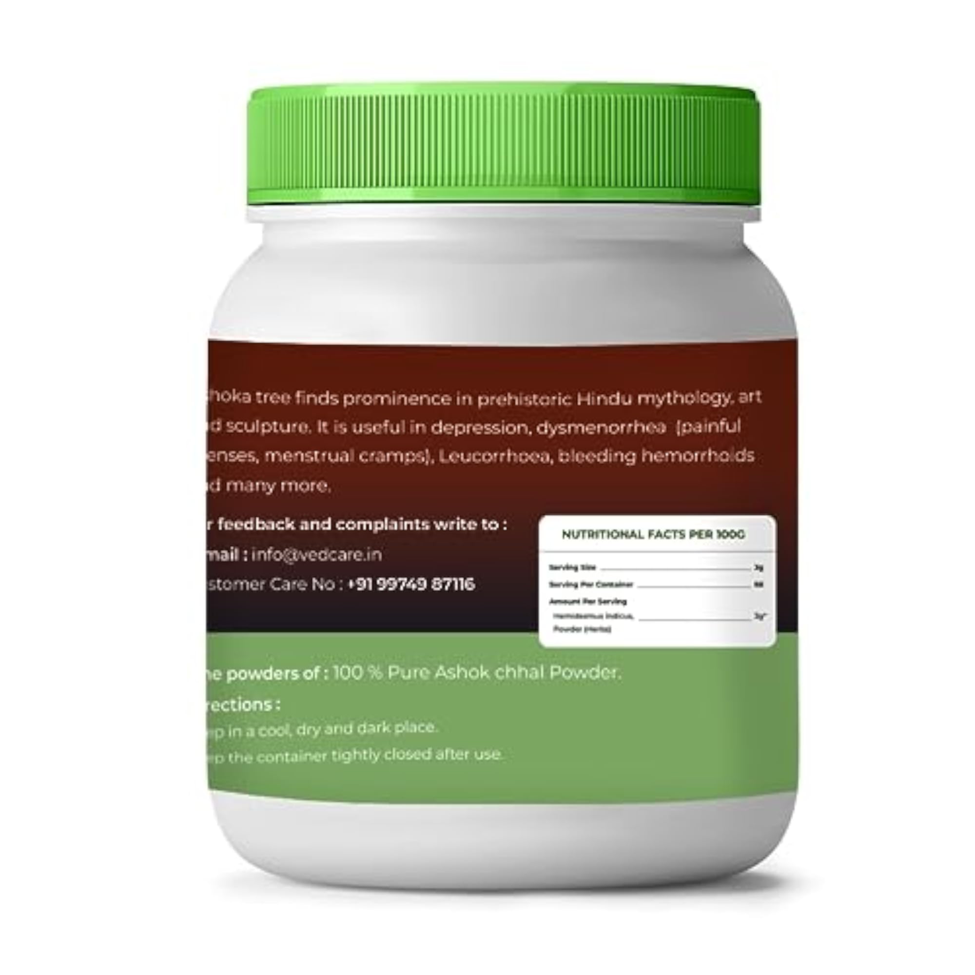Vedcareplus Ashokchhal Powder, 200gm