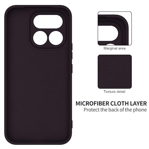 Image of FIRST MART Matte Silicone Back Cover for Realme 16 Pro - Purple