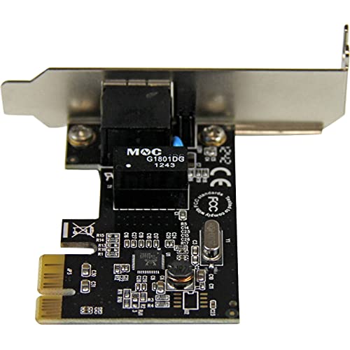 Image of StarTech 1-Port PCIe Network Card, RJ45 Port, Low Profile (ST1000SPEX2L)