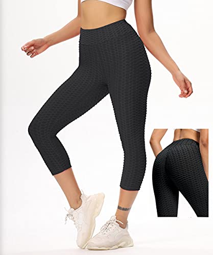 JUQDNX TIK Tok Leggings for Women Butt Lifting Leggings High Waisted Booty Yoga Pants Tummy Control Workout Leggings Tights - Image 4