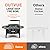 OutVue 36 Inch Fire Pit with 2 Grills, Wood Burning Fire Pits for Outside with Lid, Poker and Round Waterproof Cover, BBQ& Outdoor Firepit & Round Metal Table 3 in 1 for Patio, Picnic, Party