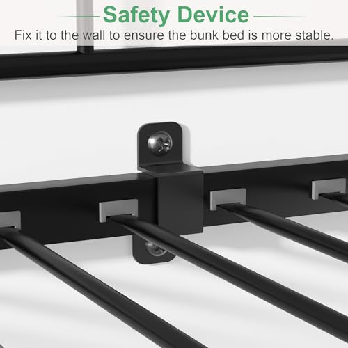 Vecelo BUNK BED TWIN OVER TWIN Industrial Bunkbeds thumb #3