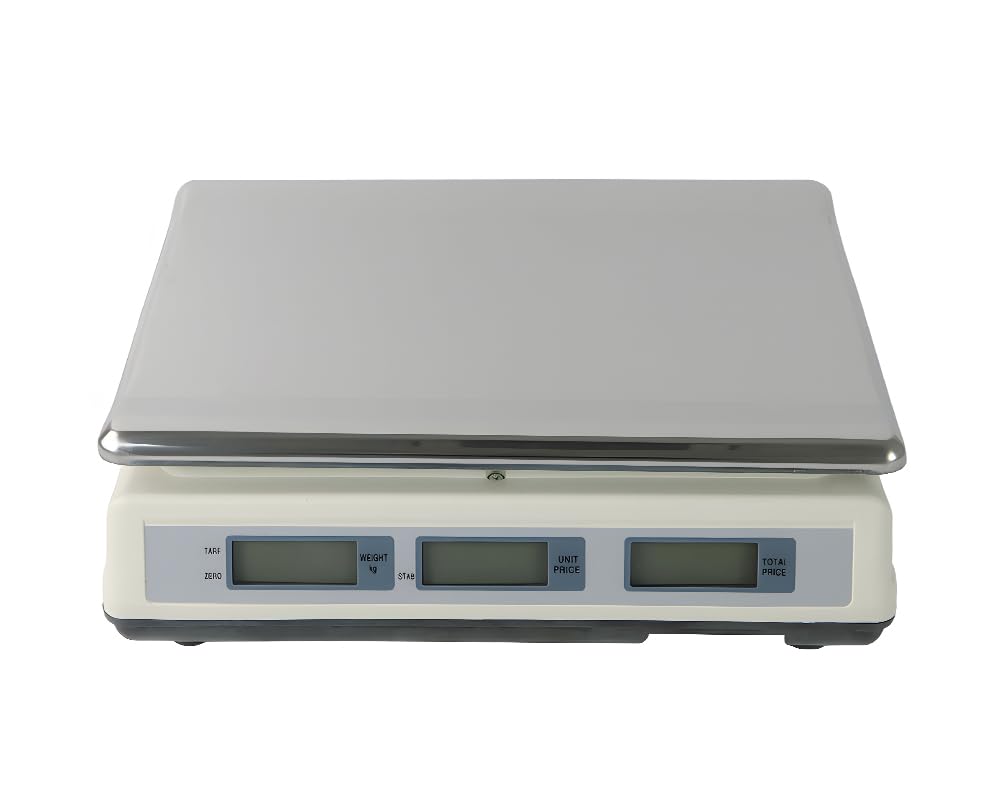 Preisberechnungs-Plattformwaage, Präzise elektronische Waage, Ladenwaage, Doppelseitige LCD-Anzeige HDWR wagPRO-S40A
