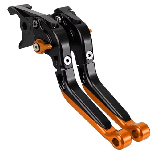 Nb`o[ Compatible With For Ninja For ZX10R 2016-2020 Ή I[goCANZT[ CNC \ u[Lnh Nb`o[ nho[o[(Black-Orange)