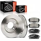 Frankberg 2x Bremsscheiben + 4x Bremsbeläge Vorderachse mit Bremsenschmiermittel Kompatibel mit 308 II 1.2L 1.6L 2013-2019 Replace# 1642761280