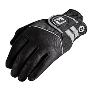 FootJoy RainGrip Herren-Golfhandschuh Schwarz Größe S