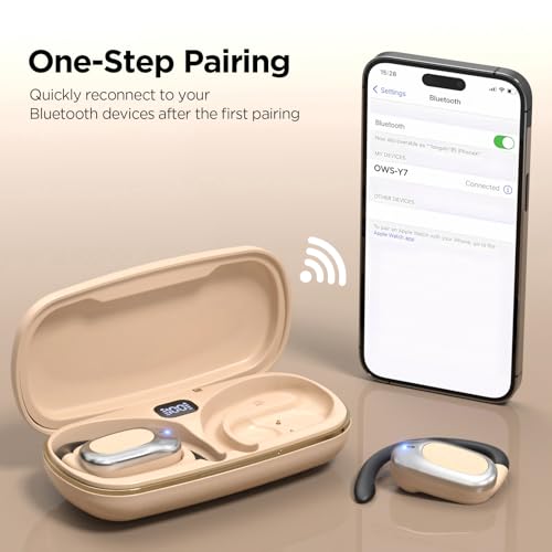 Open Ear Wireless Headphones with Code DFZDL58K - 42H Playtime - Image 5