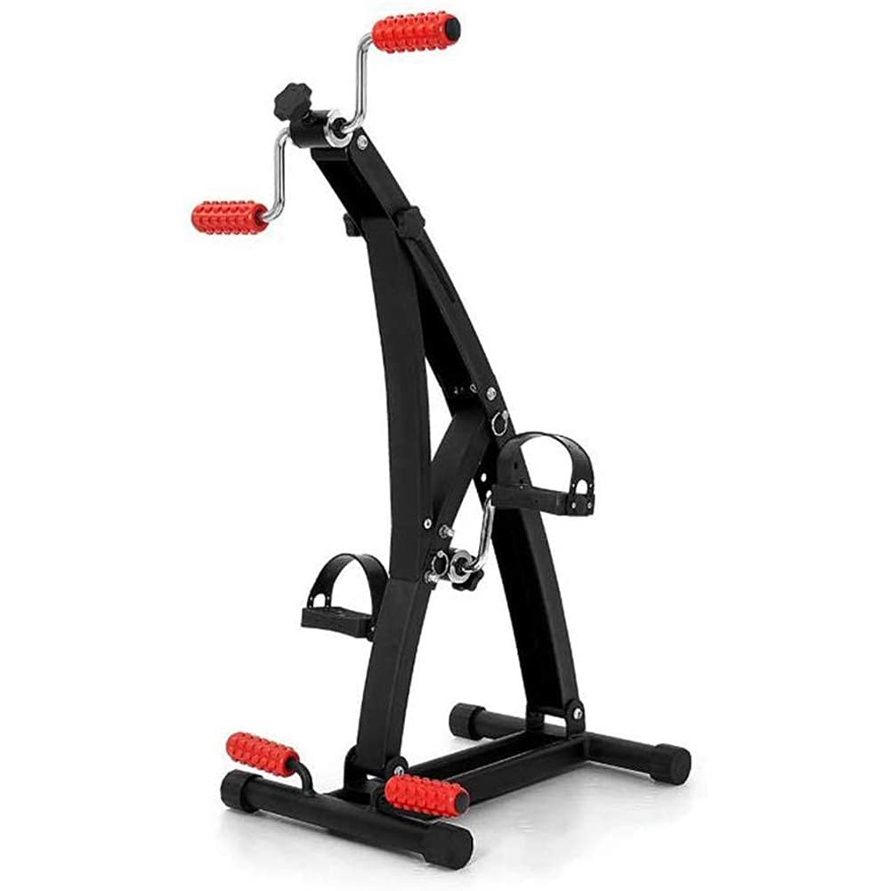 Pedale Ginnico - Pedale Portatile per Esercizi per Piedi, Mani, Braccia, Gambe con Rullo per Massaggio Mani e Piedi, Attrezzatura da Palestra per Riabilitazione Fitness per Anziani