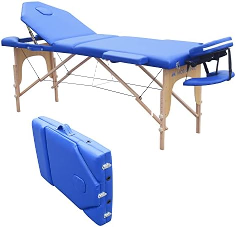 Mobiclinic®, Camilla de Masaje Plegable, Madera, CM-01 Plus, Cama...