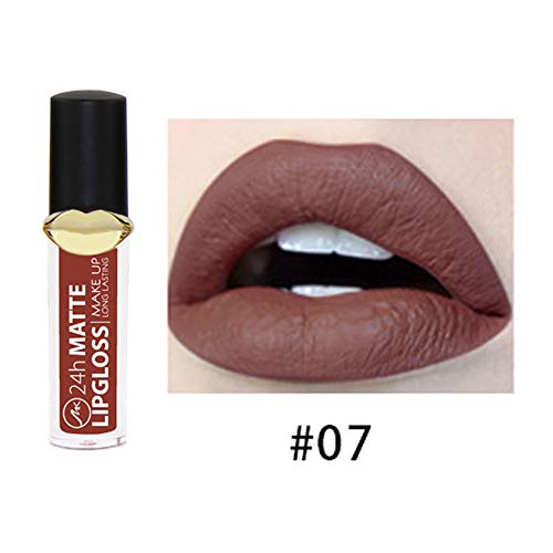 Lipstick,Waterproof Liquid Matte Metallic Lipstick Stick Long Lasting Lip Gloss