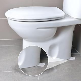 ZZJMCH 12 Pack Toilet Leveling Shims, Multi Purpose Plastic Shims for Leveling Extreme Weight Capacity Wedges Easy to Snap Leveler for Toilet Shims, Doors, Windows, Sheds, Table