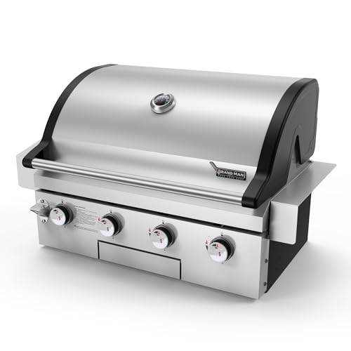 Brand-Man Gas Grill Built-In Head,...