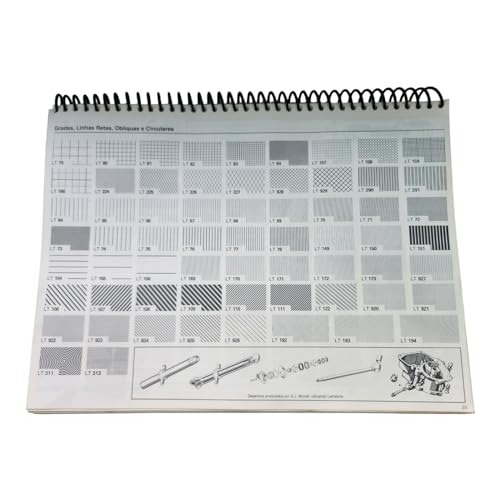 Coisas do Passado, Letratone Letraset Decalque 25 X 38cm Retícula Adesiva 917