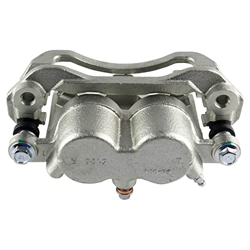 Image of TRQ Performance Rear Brake Calipers Semi-Metallic Pads & Drilled Rotors Compatible with GMC Savana 2500