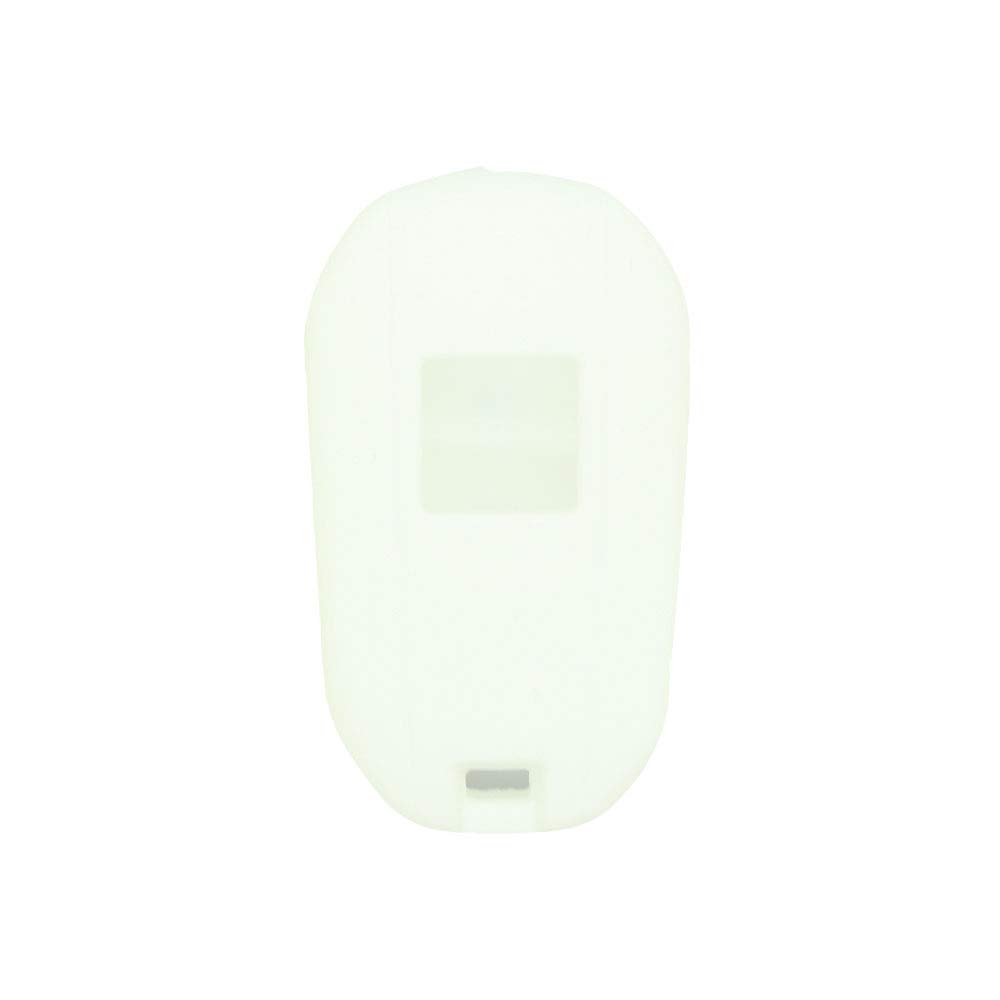 BROVACS Silicone Cover Protector Case Holder Skin Jacket Compatible with PEUGEOT CITROEN 3 Button Flip Remote Key Fob w/Light Symbol CV9306 White - Image 3