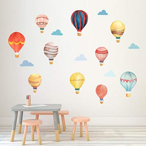 Vinilo decorativo Bamsod globo aerostático removible miniatura 5