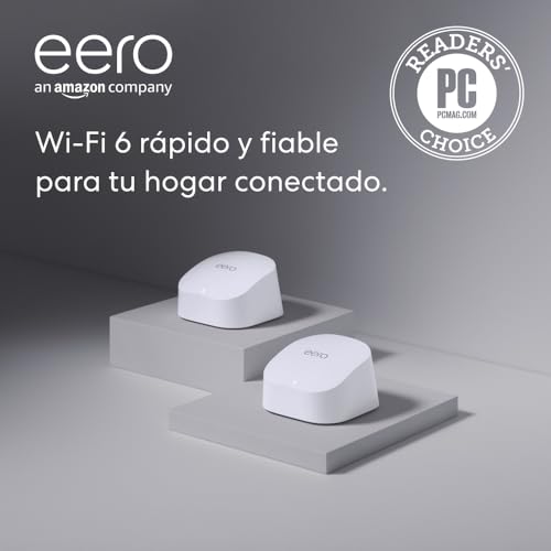 Adiós a los cortes con el router wifi de malla eero 6, Ethernet de 500 Mb/s y 280 m2