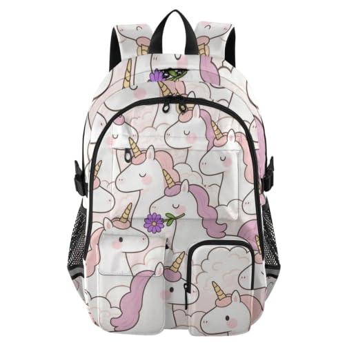 Mochilas para laptop con diseño de unicornios regalo ideal para niños y adolescentes