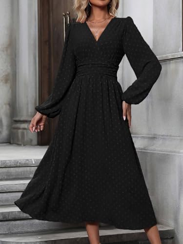 Womens Long Sleeve Dresses Maxi Wedding Guest Dresses2