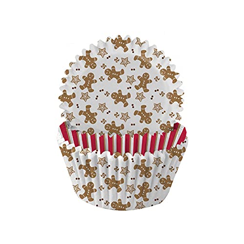 Anniversary House Gingerbread Swirl Cupcake Cases 75 pack, J184
