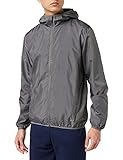 CARE OF by PUMA Men's Water Resistant Windbreaker Jacket, gray, EU M (US M)
