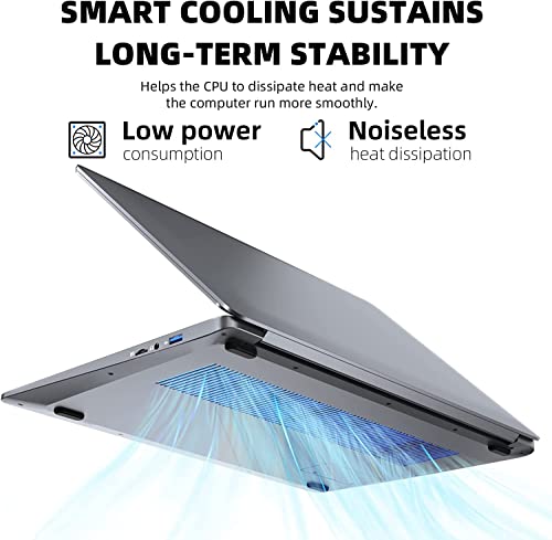 SGIN 15,6 Zoll Laptop, 12 GB RAM 512 GB SSD Windows 11 Notebook, Celeron N5095, Up to 2,8 GHz, FHD 1920 x 1080, Bluetooth 4.2, 2.4/5.0G WiFi, erweiterbarer Speicher 512 GB TF – Bild 4