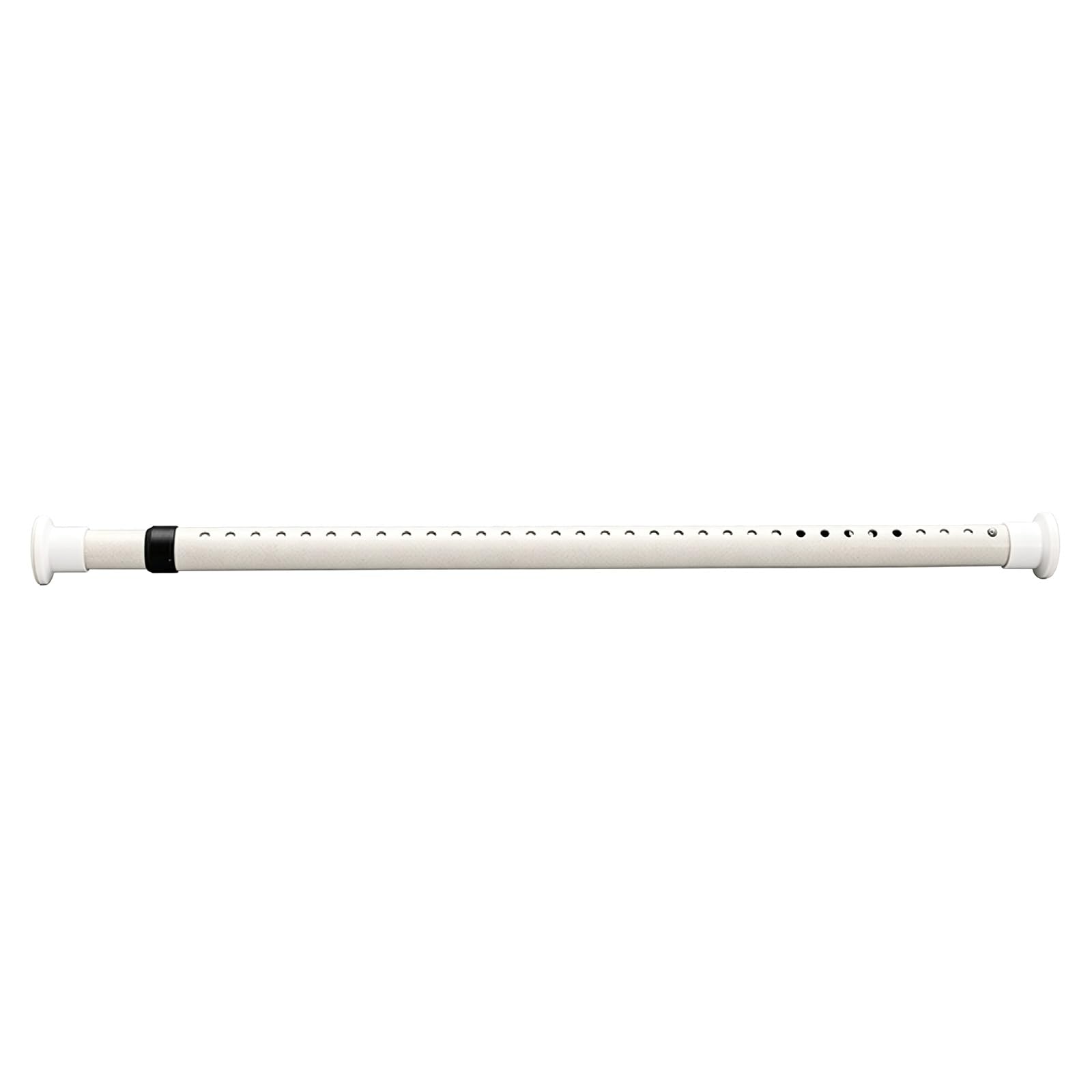 Aluminum Alloy Shower Curtain Rod, Spring Tension Curtain Rod, No Drill Nonslip for Bathroom Kitchen Living Room(White,310-360cm/122-141in)