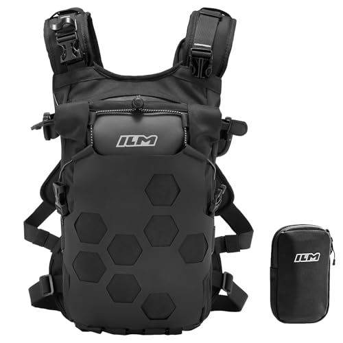 ILM Motorcycle Adventure Backpack Dirt Bike Portable Waterproof Bag for Men Women Dual Sport ATV Hiking BP02