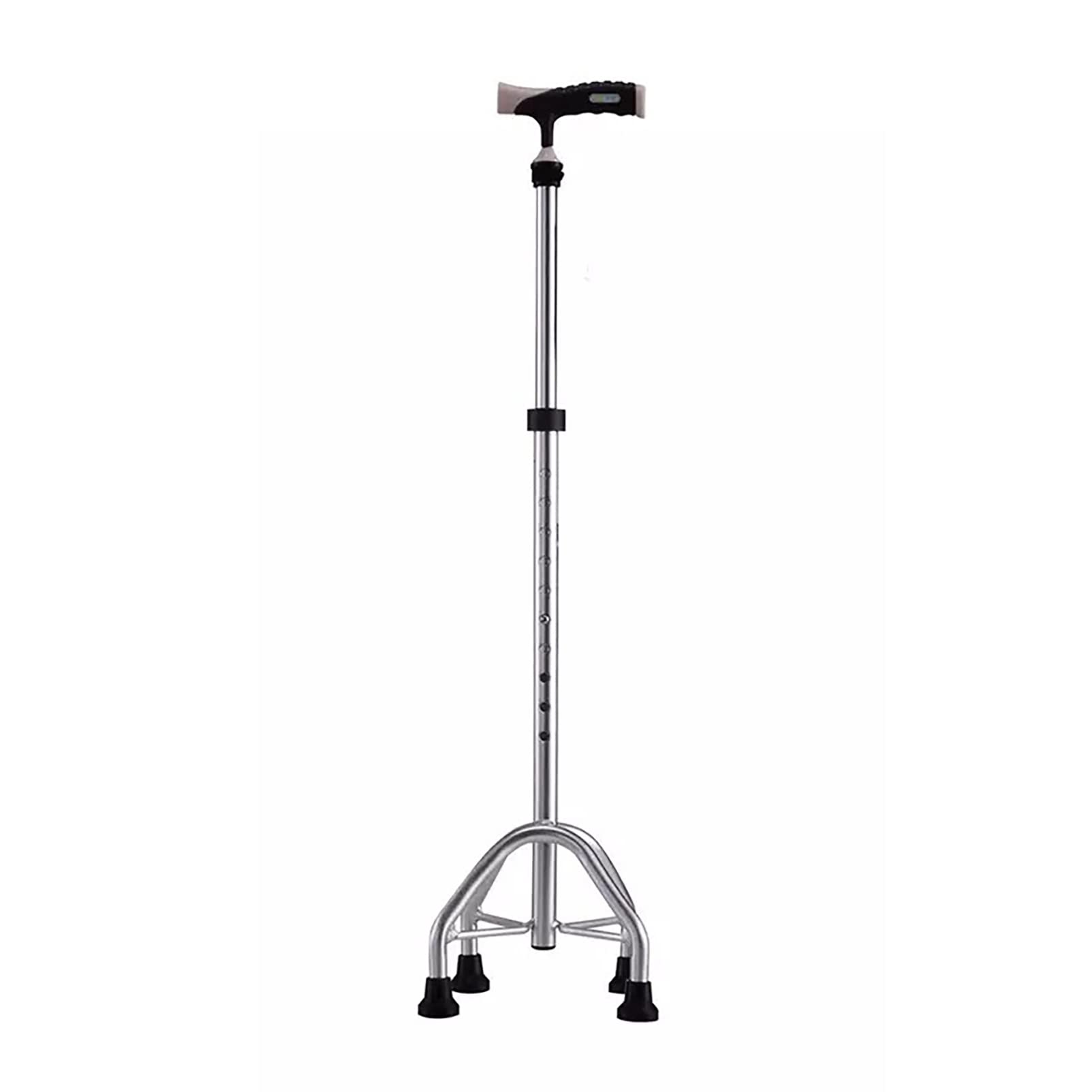 Muletas de bastón de aleación de aluminio, muletas para ancianos, bastón ajustable multifuncional para enviar almohadilla antideslizante