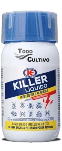Insecticida concentrado cipermetrina 10% 250 ml. Insecicida piretrode de amplio espectro. Killer liquido
