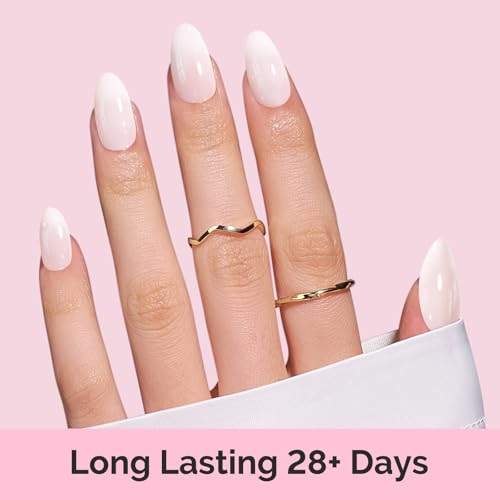 Image of MelodySusie Jelly Gel Nail Polish Set,6PCS Milky or Jelly Texture,Nude Pink Colors Soak Off UV LED Light Cure or Salon Manicure and Nail Art DIY at Home 15ML