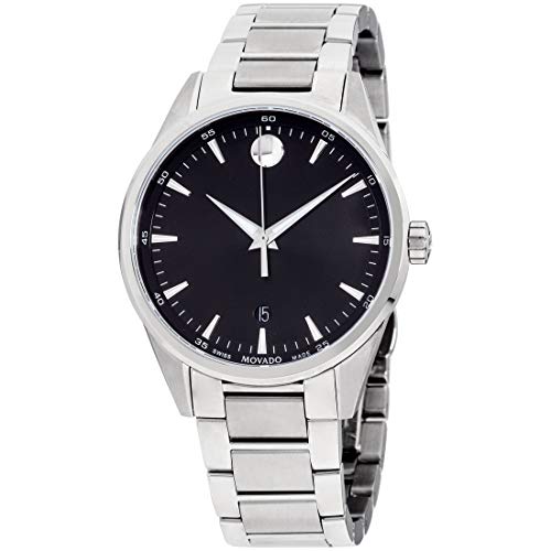 Movado Stratus Quartz Movement Black Dial Men's Watch 607243