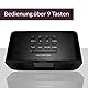 Digitales WLAN Internet Radio XORO HMT 425 Basic mit 2.8 Zoll Farbdisplay, Podcast, USB Mediaplayer, FM/DAB+ Sendersimulation, Wecker