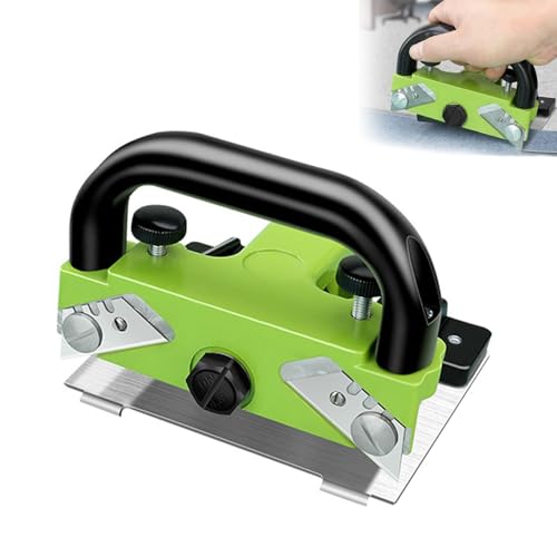 Cortadora de juntas de suelo, cuchilla para suelos de PVC con profundidad y distancia de corte ajustables, herramienta manual para recortar suelos, ensambladora de cuchillas sin costuras