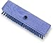 SPARTA Plastic Floor Scrub Brush, Brush Head Only, Deck Brush with ACME Standard Thread Fitting for Deck, Industrial Kitchens, and Hospitals, 10 Inches, Blue