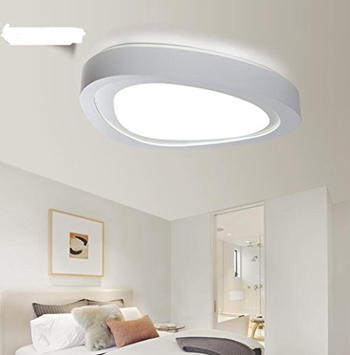 Anjz Moderne plafonnier LED Couloir Salon Chambre Optimal pour le montage mural et au plafond/220V/Size:64cm*57cm/tondo