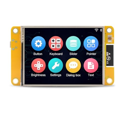 APKLVSR ESP32 Display,ESP32 Placa de Desarrollo WiFi Bluetooth 2.8 pulgadas 240 x 320 ESP32 Pantalla TFT Módulo Pantalla Táctil Compatible con Arduino/LVGL