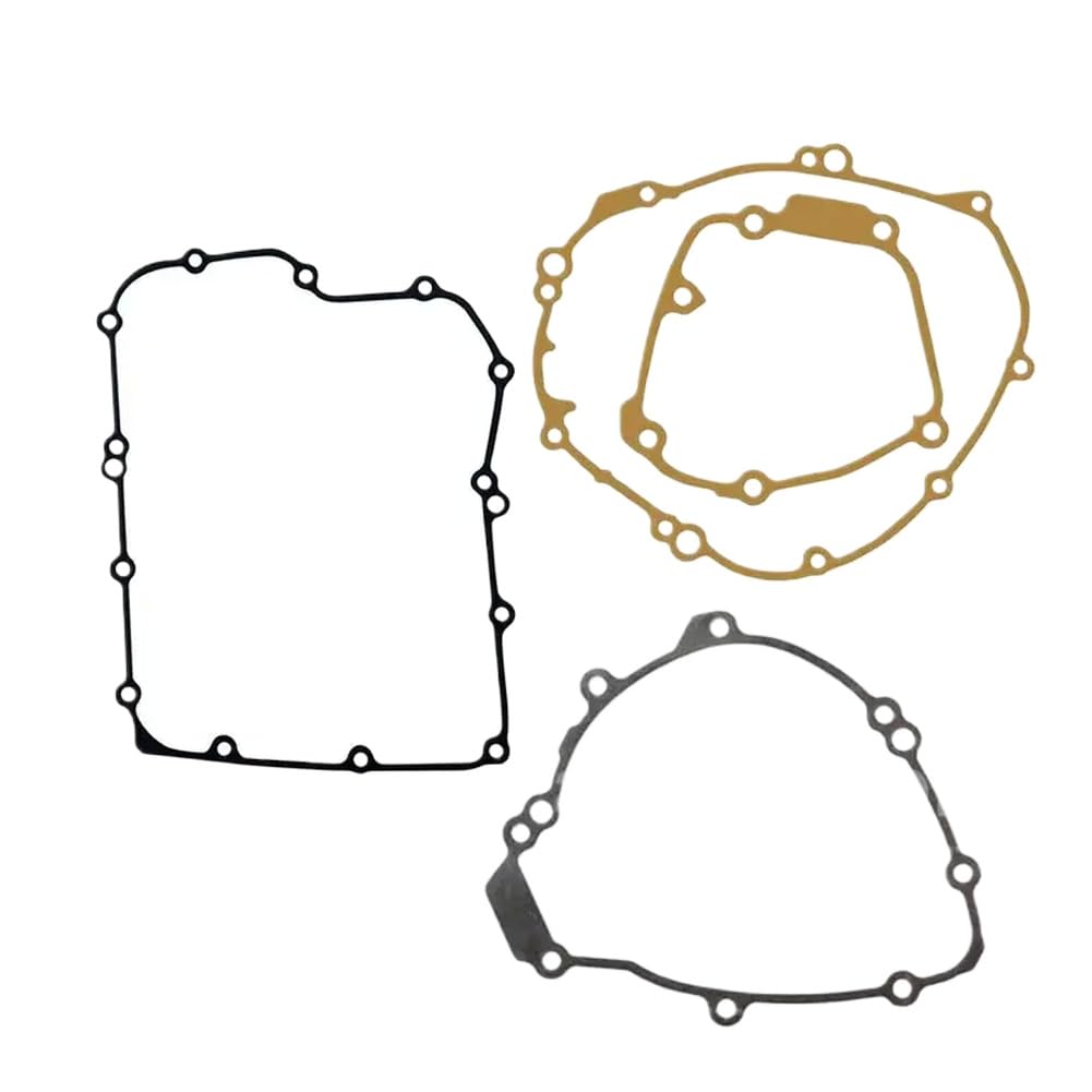 Motorcycle Engine Strainer Left Right Crankcase Generator Clutch Oil Pump Cover Gasket Compatible with Automotive Motorcycle Parts YZF-R1 2009-2014 YZF R1 YZFR1(Gasket kit)