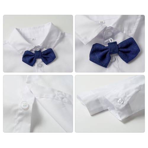 Image of Volunboy Toddler Suit Boys Formal Wedding Guest Dress Outfit | graduation dress clothes, gentleman ring bearer bowtie outfit, back-to-school pants set, birthday photoshoot dressy outfit