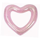 Schwimmreifen Aufblasbarer Pool Spielzeug Erwachsene Wasser Schwimmbett Aufblasbare Schwimmreihe Aufblasbare Schwimmring Aufblasbare Ring Rosa Strandpool Für Erwachsene und Kinder (Größe: 70 cm)