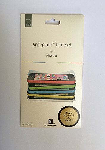 Power Support   Protector de Pantalla antirreflejo para iPhone 5C, Transparente